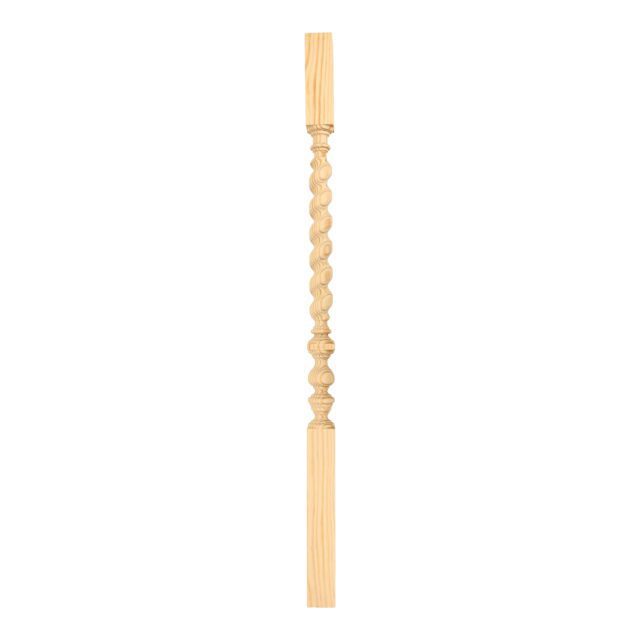 6 Matham Road KT80SU - Wooden staircase spindle.