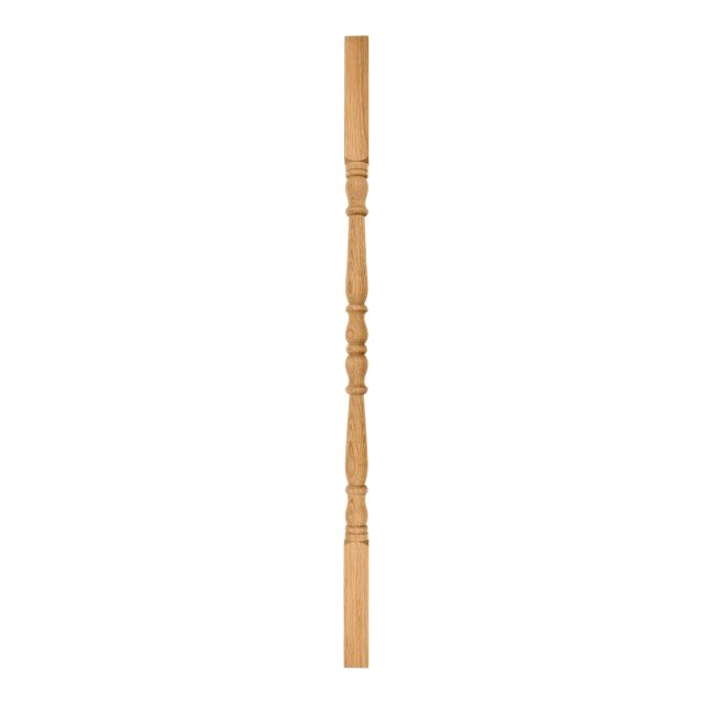 AW Oak-No 1-Tulip-35mm x 900 - Wooden staircase spindle.