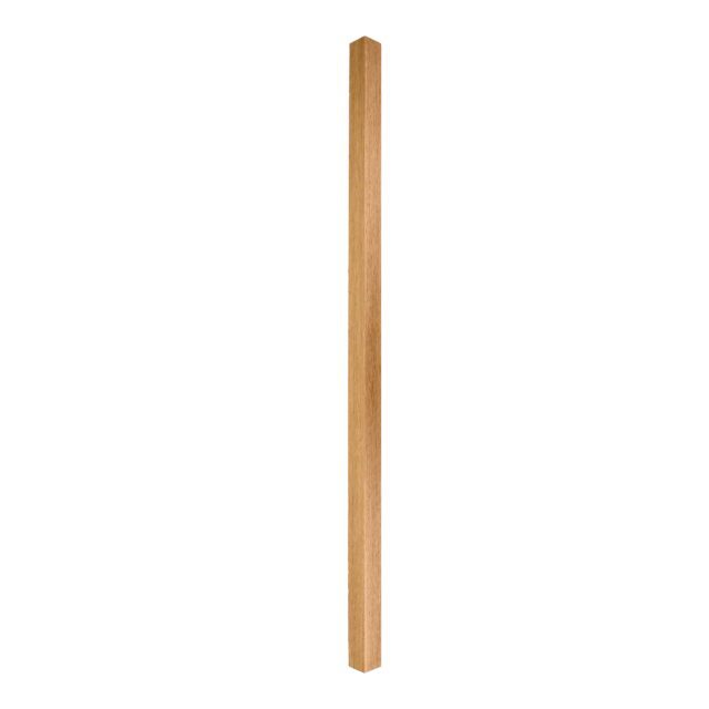AW Oak-Square-41mm x 1100 - wooden staircase spindle.