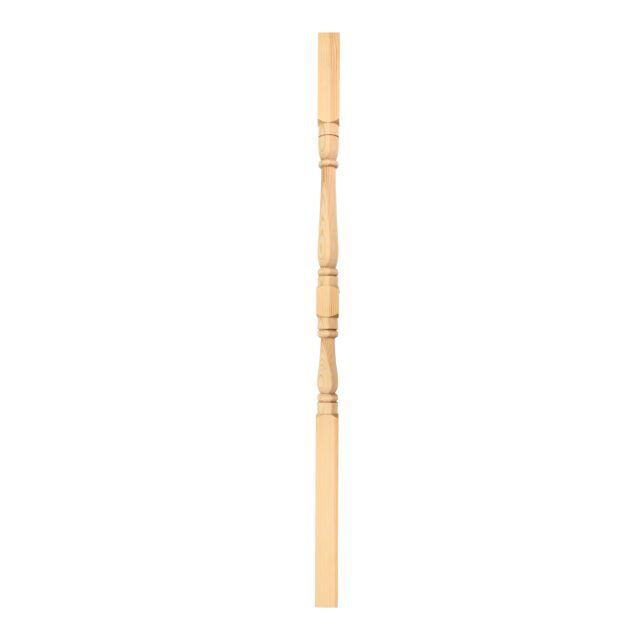 Galloway Rd London W120PJ - Wooden staircase spindle.