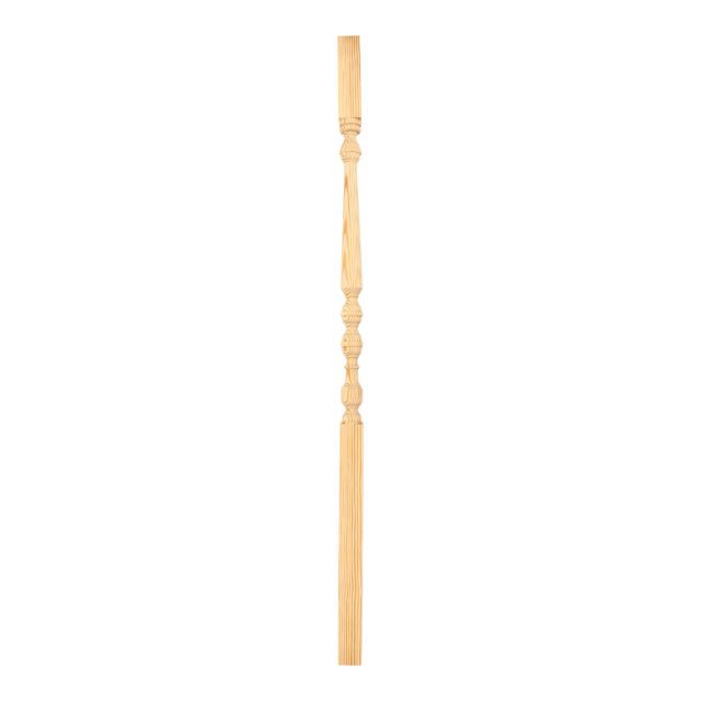 Hillyfield Cresent London-SE41QA - Wooden staircase spindle.