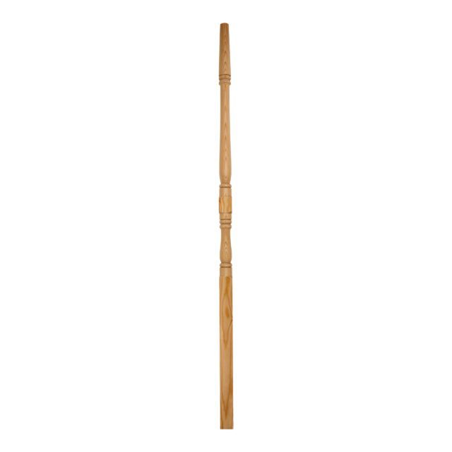 Wooden staircase spindle.