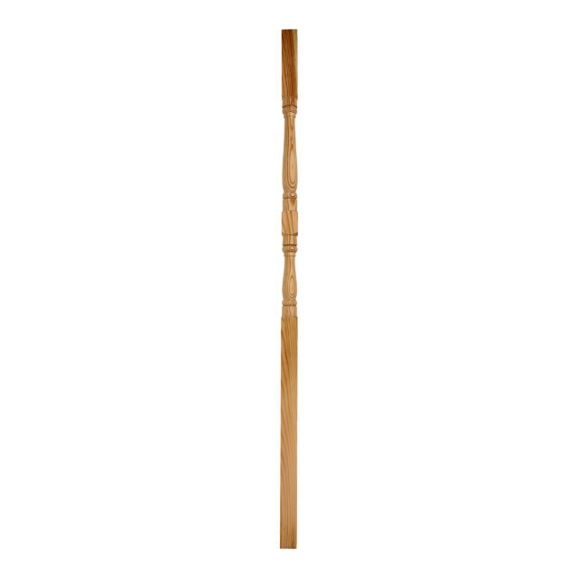 Wooden staircase spindle.
