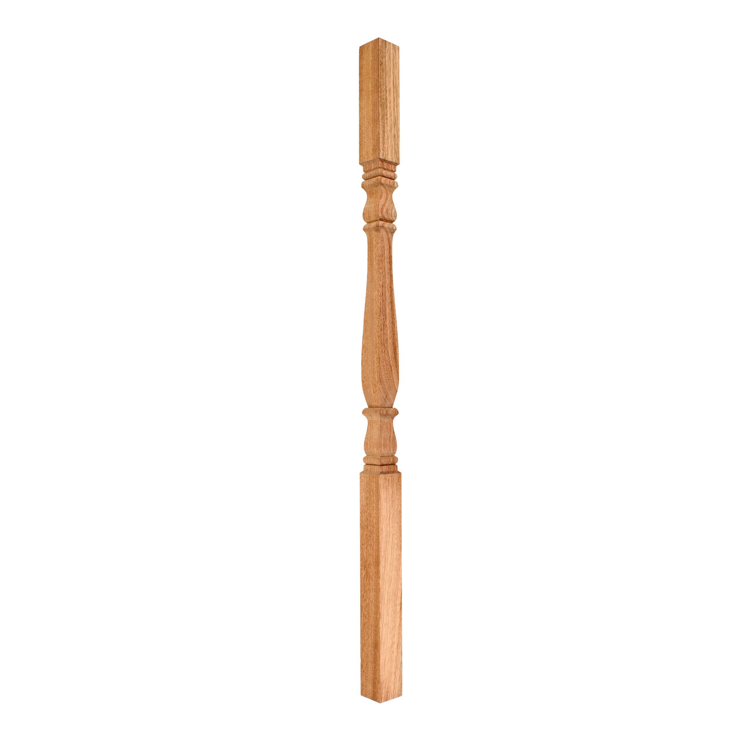 Mahogany-Square Turned Provincial No 3-41mm x 900 Mahogany-Square Turned Provincial No 3-41mm x 900 - Wooden Staircase Spindle