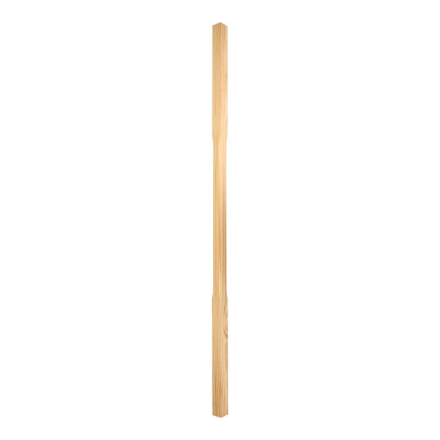 Pine-Chamfered-32mm x 1100 - Wooden staircase spindle.