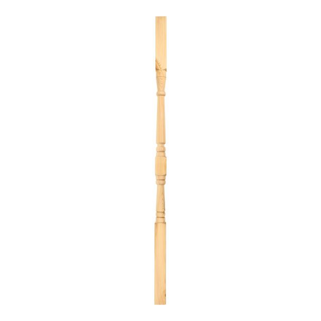 Pine-London Turned-35mm x 900 - Wooden staircase spindle.