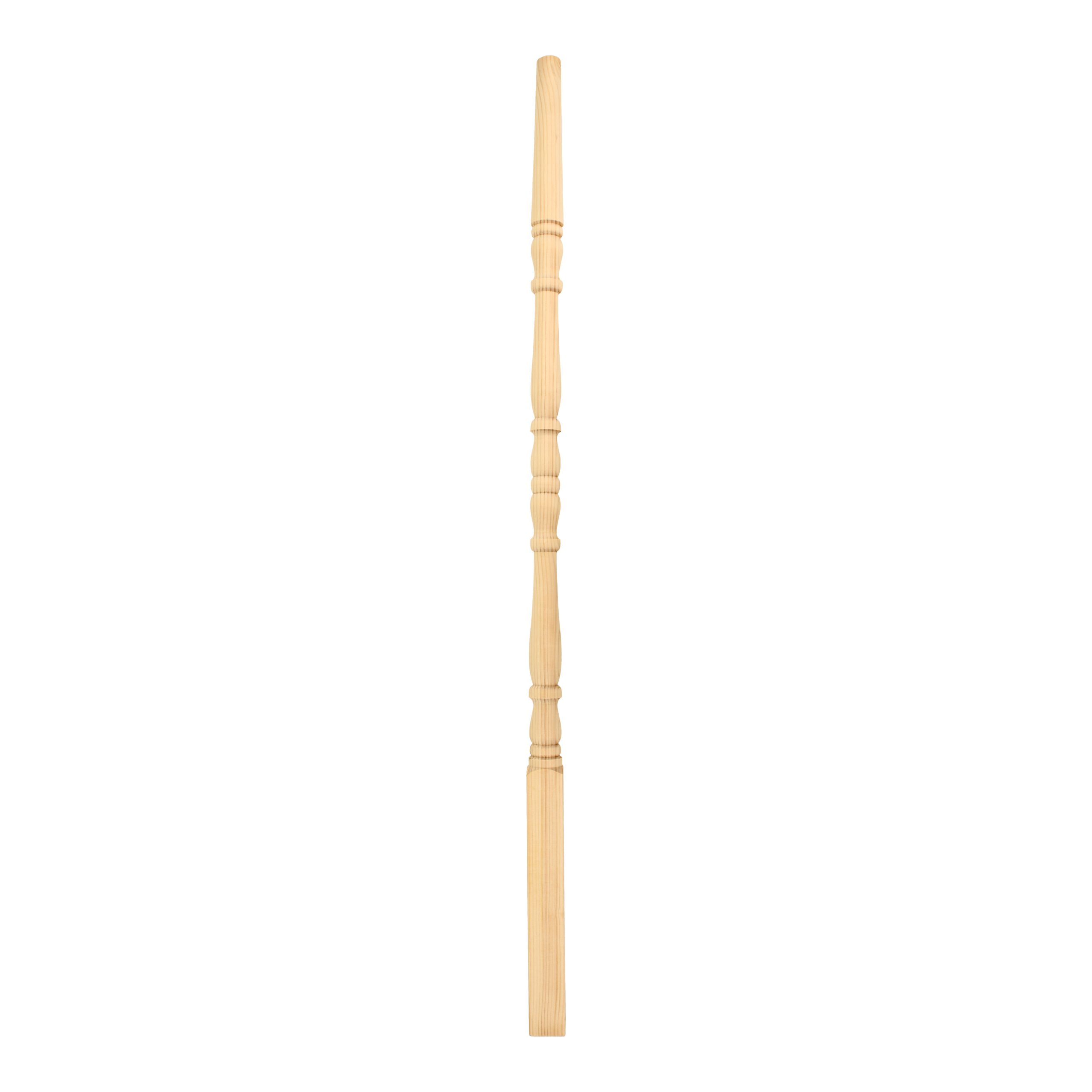 Pine-No 1-Tulip Round Top-35mm x 900 Pine-No 1-Tulip Round Top-35mm x 900 - Wooden staircase spindle.