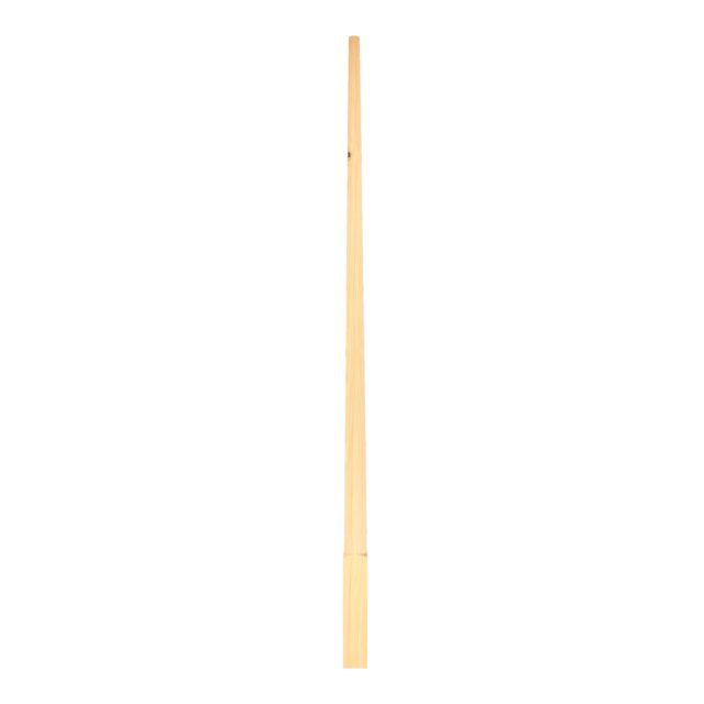 Wooden staircase spindle.