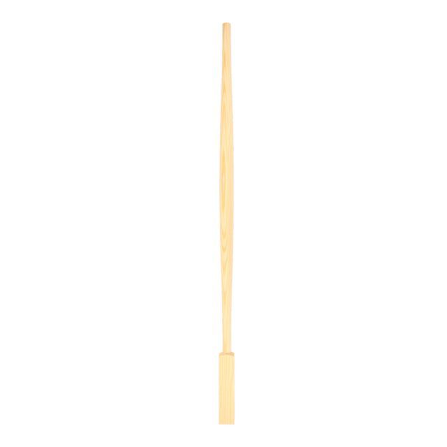 Wooden staircase spindle.