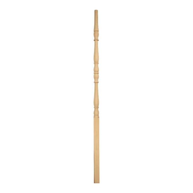Wooden staircase spindle.