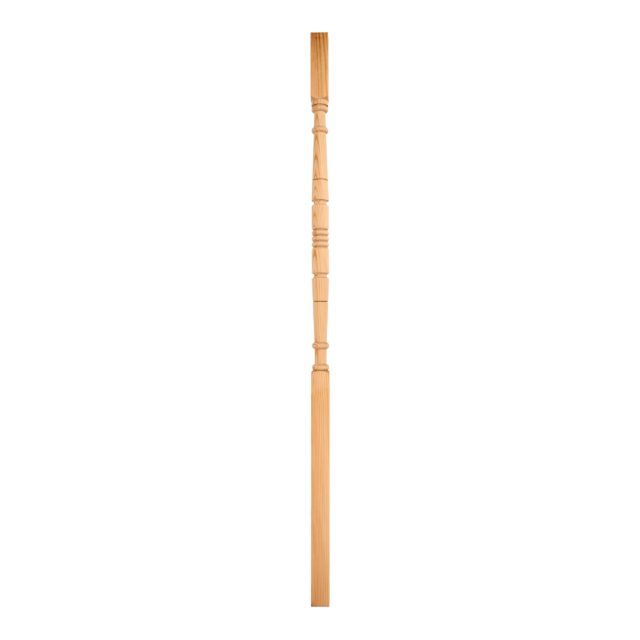 Wooden staircase spindle.