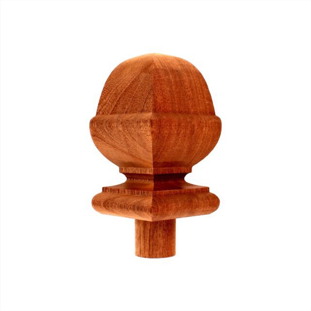 Stock Newel Caps Mahogany