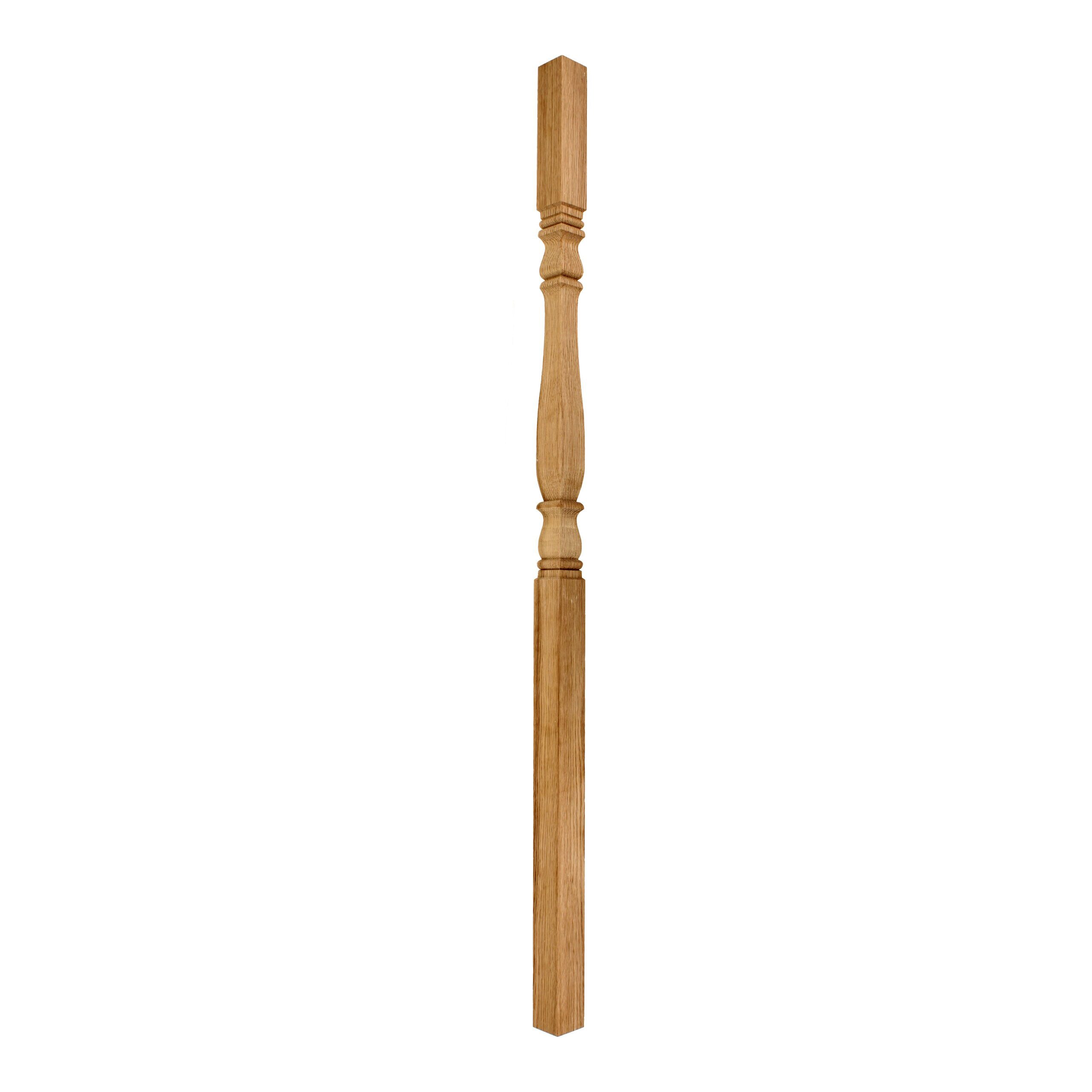 AW Oak-Square Turned Provincial No 3-41mm x 1100 AW Oak-Square Turned Provincial No 3-41mm x 1100 - Wooden staircase spindle.