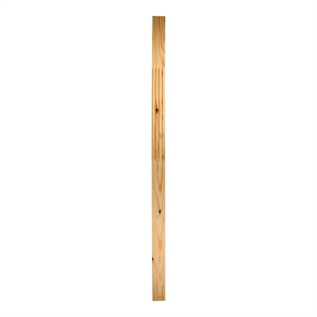 70mm-Pine-Half Square Chamfered & Fluted