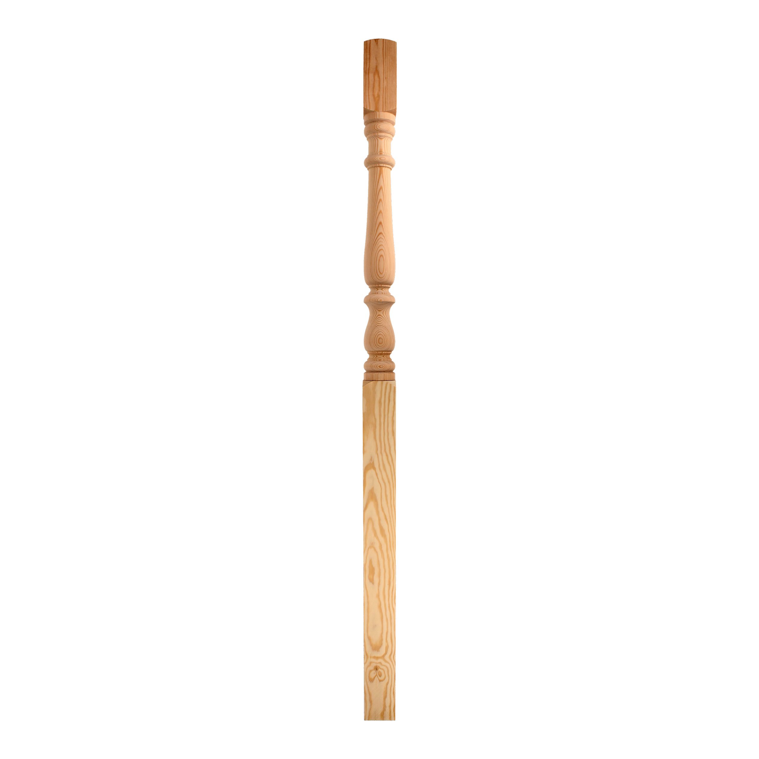 70mm-Pine-Colonial Turned-No Cap-Half-N025h 70mm Pine Colonial Turned No Cap Half