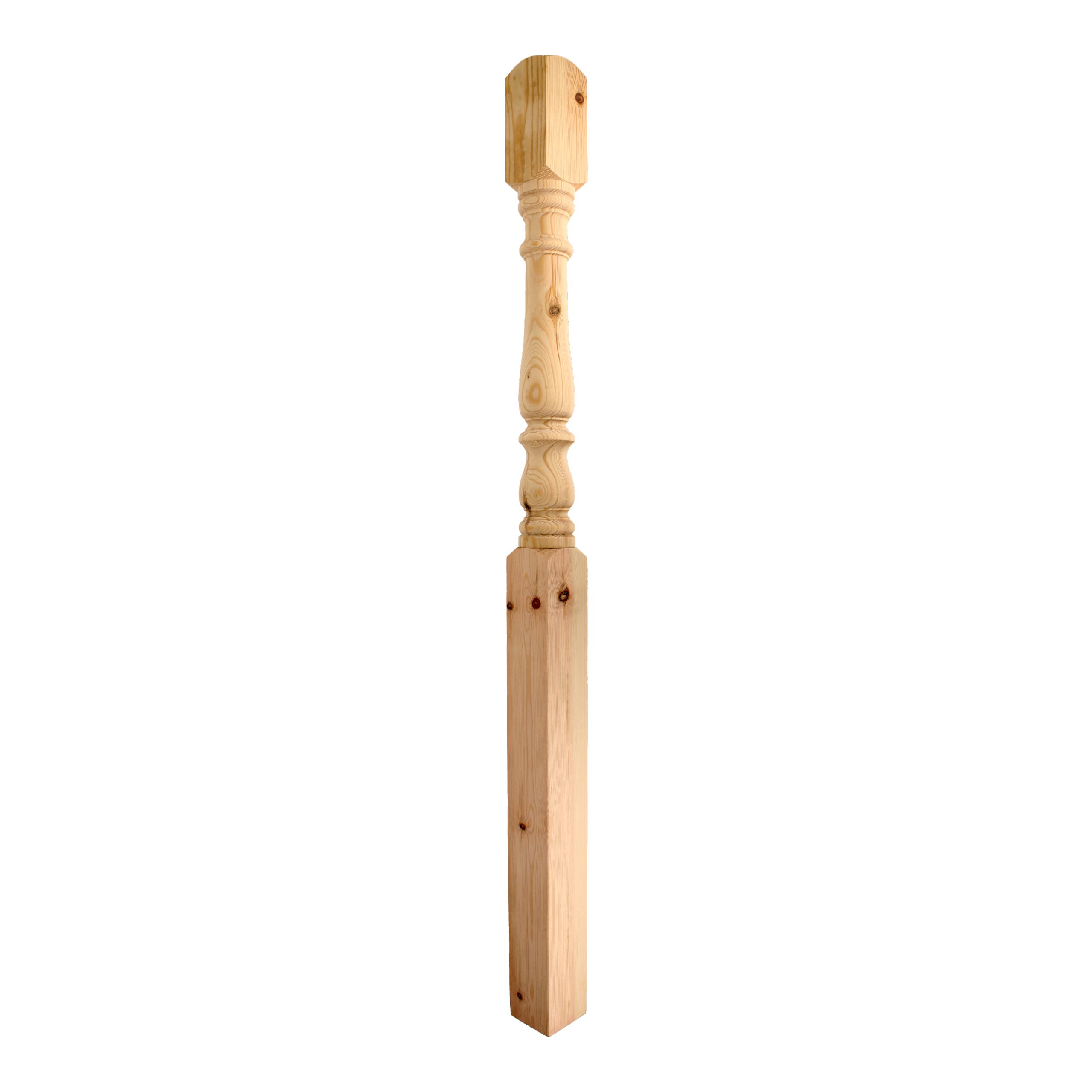 94mm-Pine-Colonial Turned-No Cap-Full-N006f