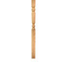 94mm Pine Square Turned Georgian No Cap Half
