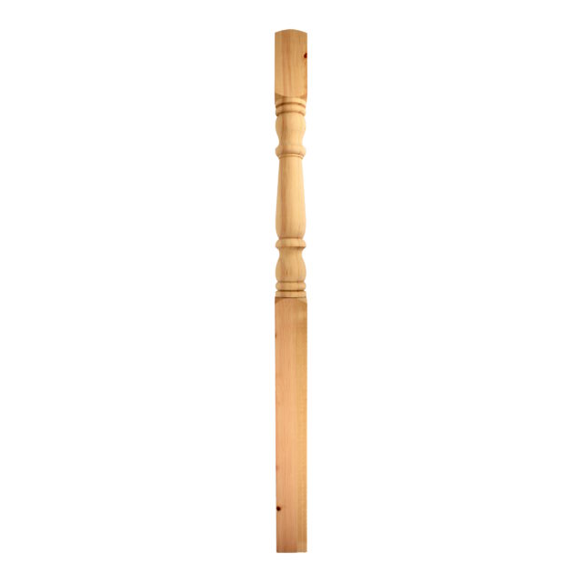 94mm-Pine-Tulip Turned-No Cap-Half