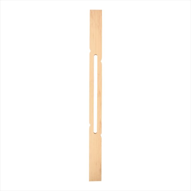 Priory Road London-N87RD - Matching wooden shaped spindle for staircase.