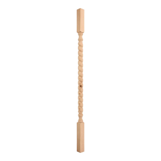 Matching Spindles Turned Fluted & Twisted