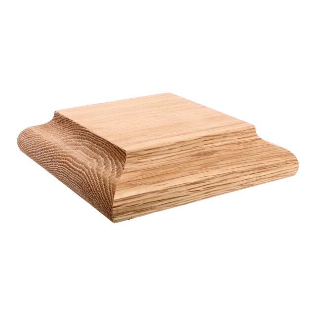 Manor Park London-SE135RH - Matching wooden newel post cap for staircase.