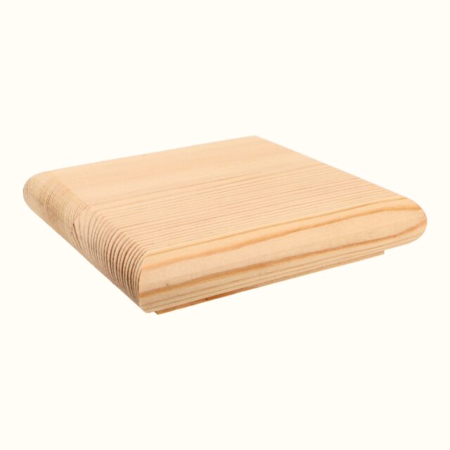 Manor Road Esher-KT100AD - Matching wooden newel post cap for staircase.