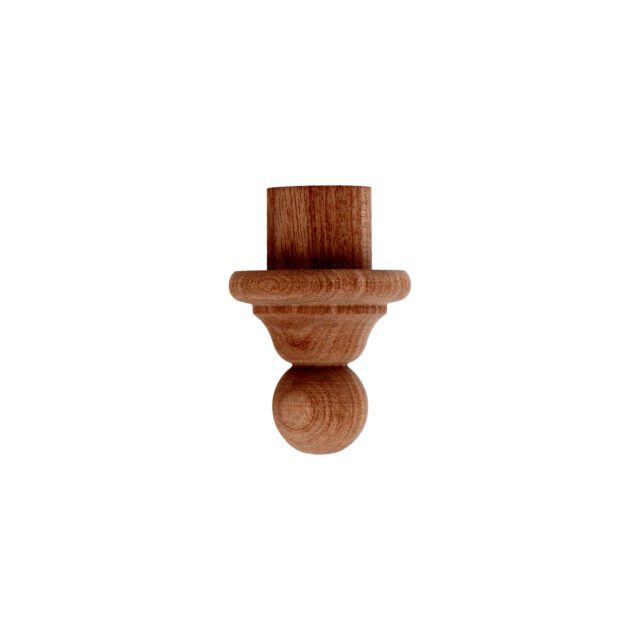 70mm Mahogany Hanging Drop