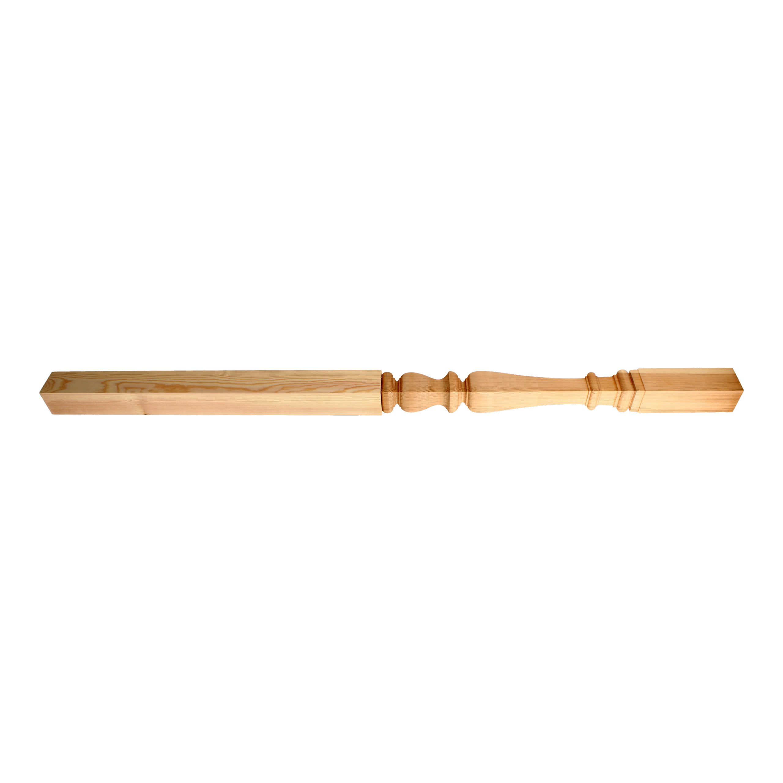 70mm-Pine-Square Turned Colonial-No Cap-Full-N656f 70mm Pine Square Turned Colonial