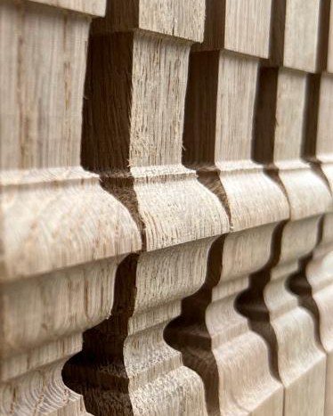 Squre Turned Wooden Spindles -Timber Staircases 2