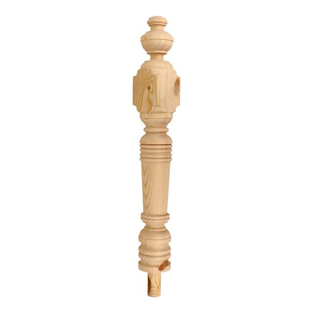 Caddington Road London-NW21RS - Matching wooden newel post for staircase.