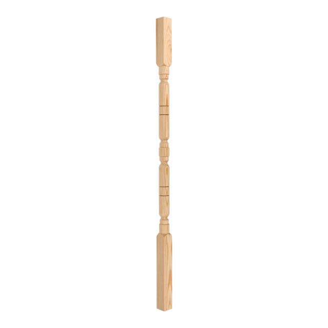 Haverhill Road London-SW120HD - Matching wooden turned spindle for staircase.