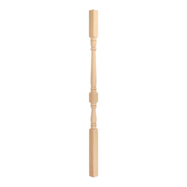 Warwick Road London-N112TA - Matching wooden turned spindle for staircase.