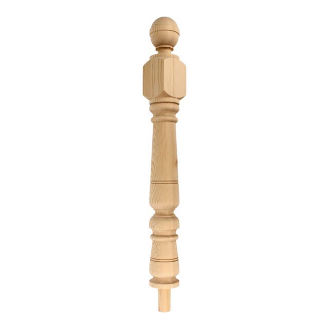 Bullocks Lane Hertford-SG138DB - Matching wooden newel post for staircase.