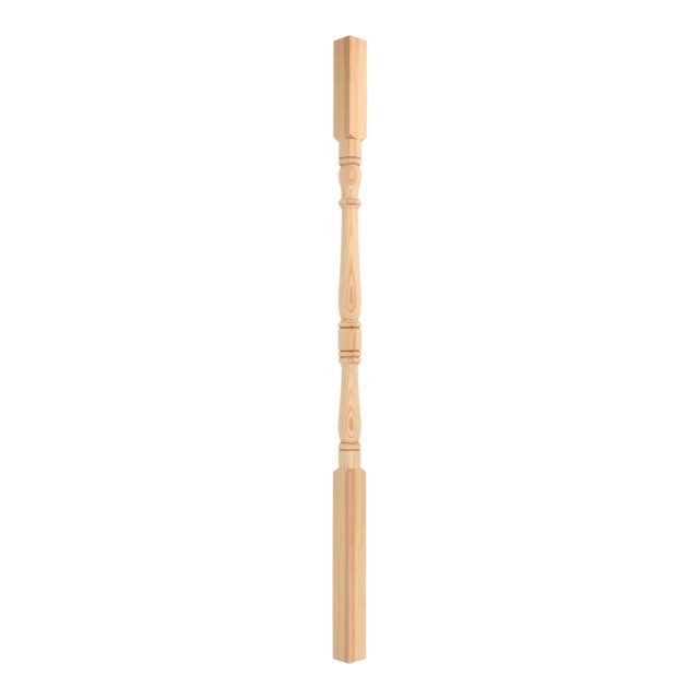 Cornwall Gardens London-NW102QX - Matching wooden turned spindle for staircase.