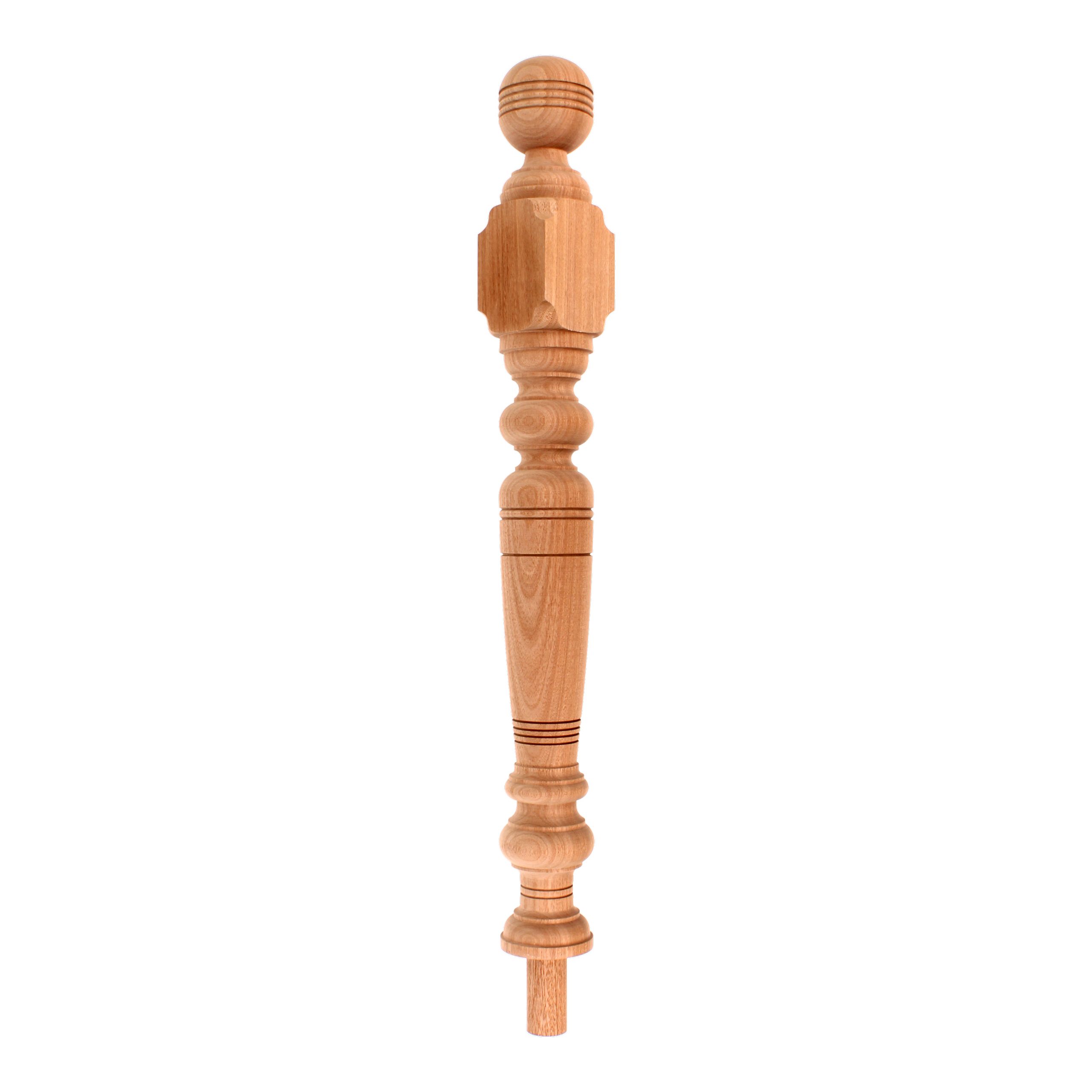 Gloucester Road London-E107HT Gloucester Road London-E107HT - Matching wooden newel post for staircase.