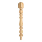 Hainault Road London-E111EH - Matching wooden newel post for staircase.
