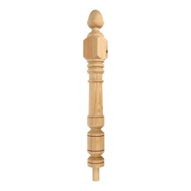 London Road Reading-RG109EY - Matching wooden newel post for staircase.