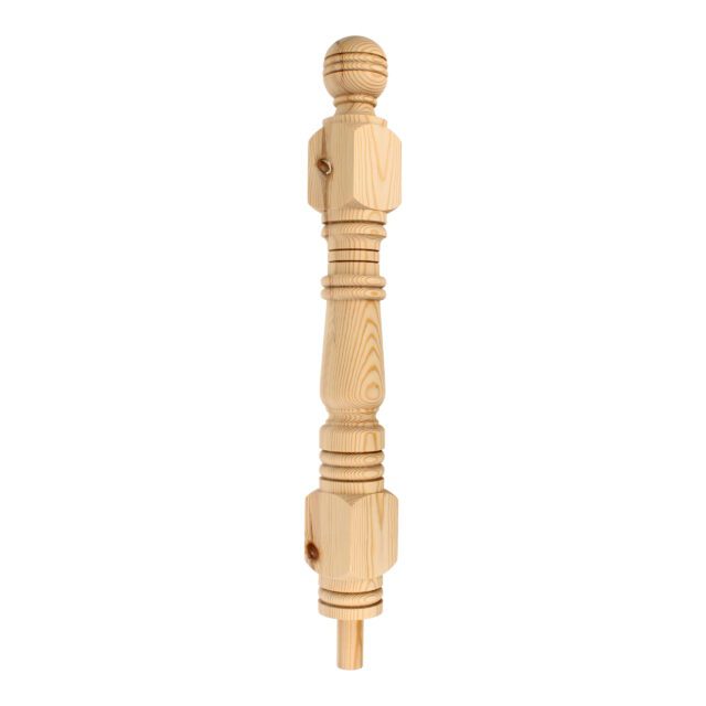 Loveday Road London-W139JU - Matching wooden newel post for staircase.