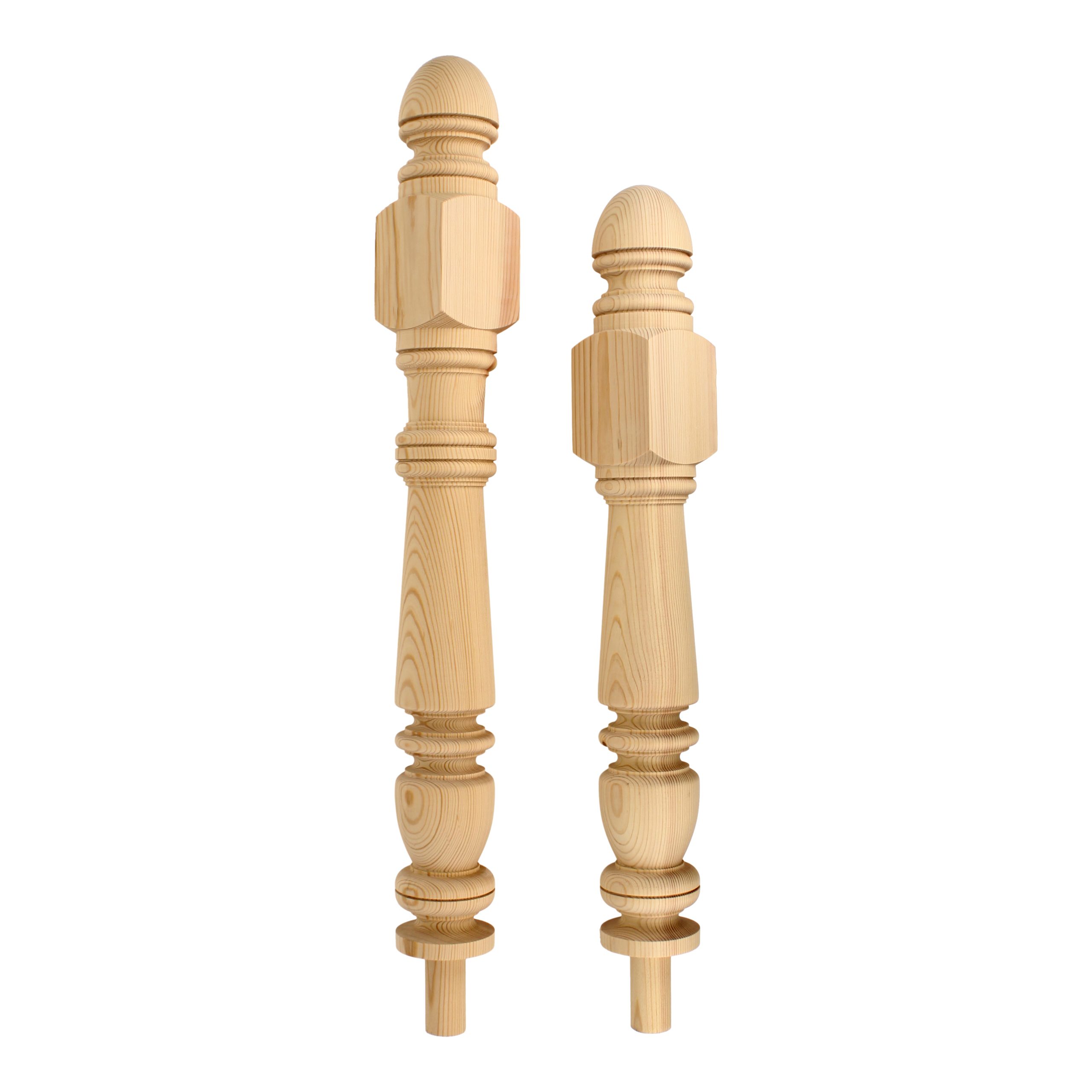 Pavilion Road Worthing-BN147EG - Matching wooden newel post for staircase.
