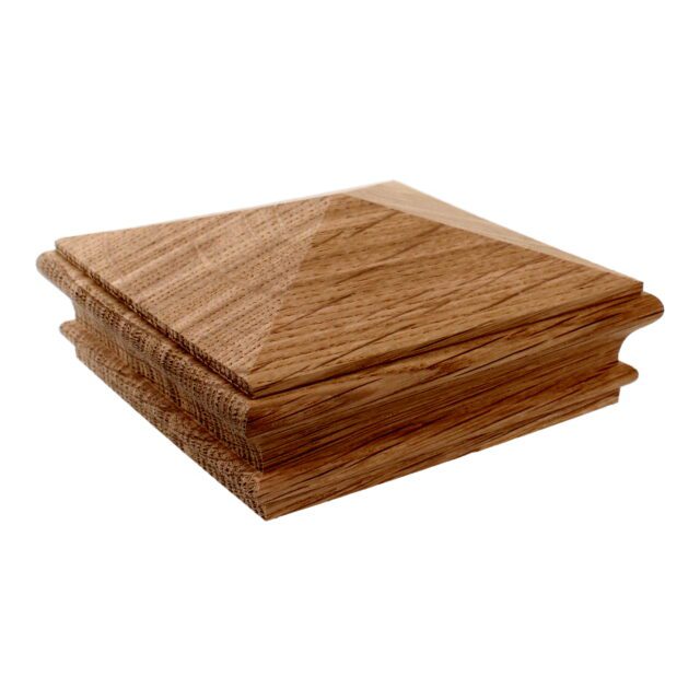 Sandridge Road St Albans-AL14AG - Matching wooden newel cap for staircase.