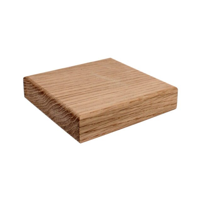 Weir Road Kingston-KT122LE - Matching wooden newel cap for staircase.