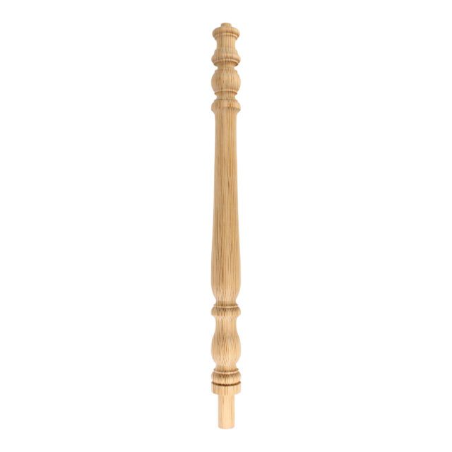 Westerfield Road London-N155LD - Matching wooden newel post for staircase.