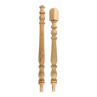 Westerfield Road London-N155LD - Matching wooden newel post for staircase.