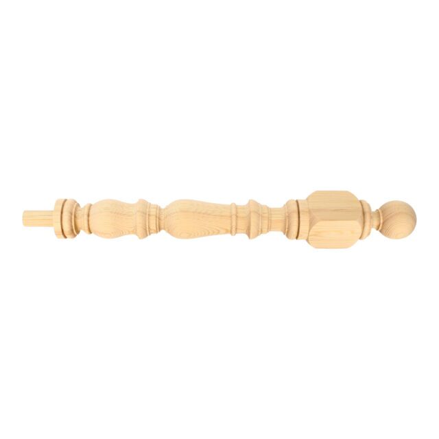 Denton Street London-SW182JR - Matching wooden newel post for staircase.