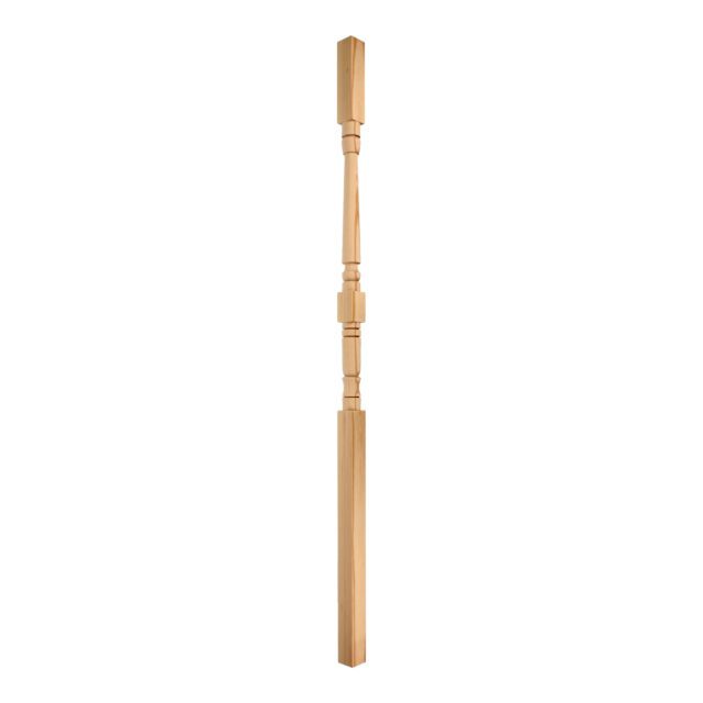 Musard Road London-W68NR - Matching wooden turned spindle for staircase.