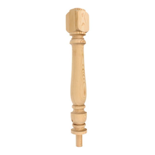 Darlington Road London-SE270UD - Matching wooden newel post for staircase.