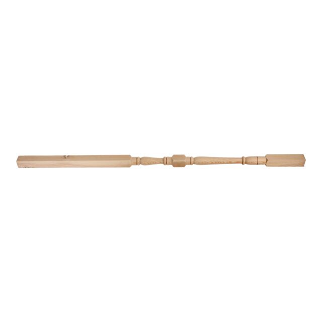 Pulborough Road London-SW185UH - Matching wooden turned spindle for staircase.