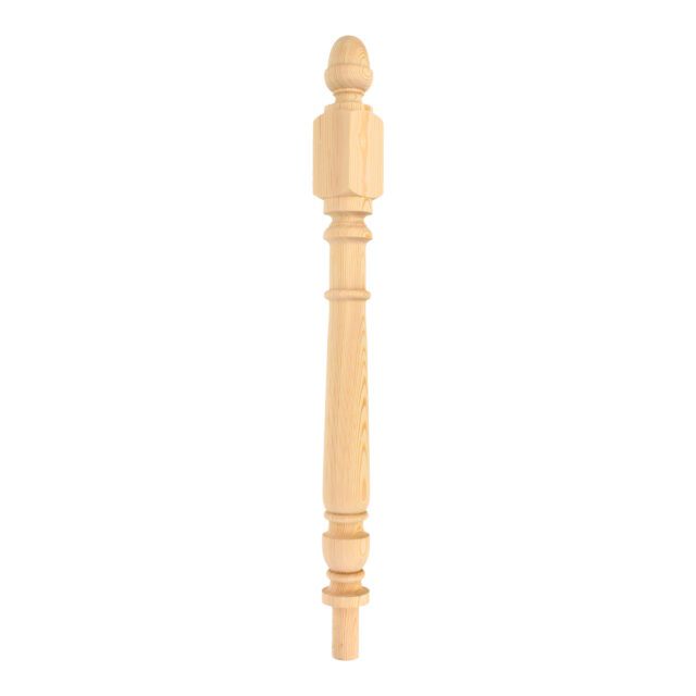 Rothesay Road London-SE256NY - Matching wooden newel post for staircase.