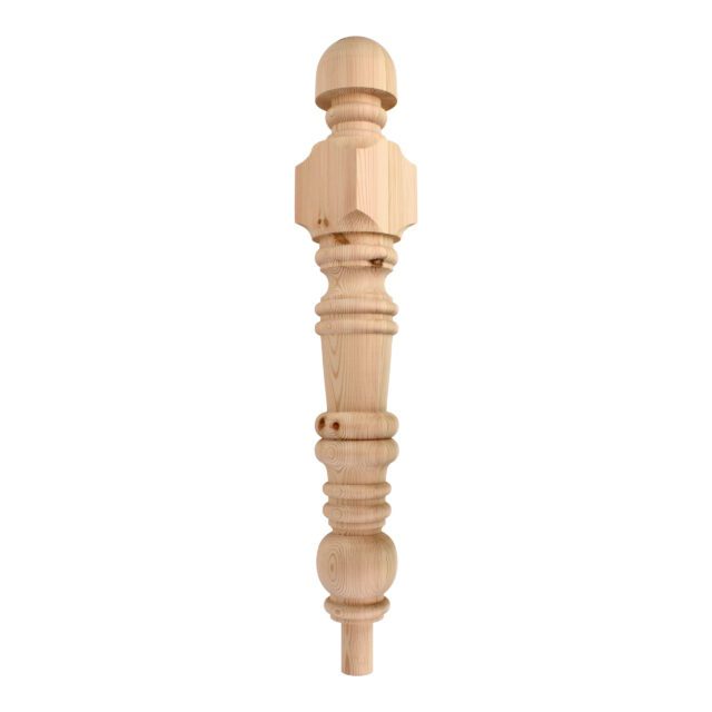 Studdridge Street London-SW63TD - Matching wooden newel post for staircase.