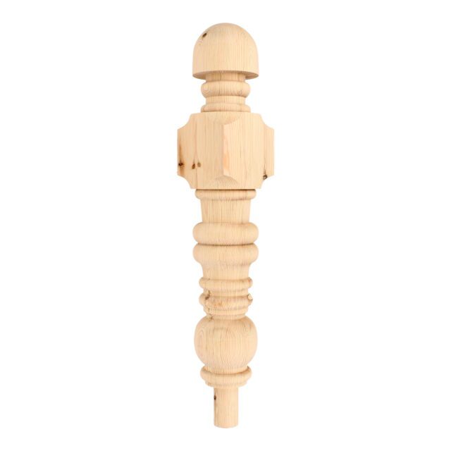 Studdridge Street London-SW63TD - Matching wooden newel post for staircase.